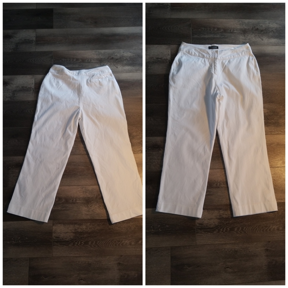 George White Cropped Pants.